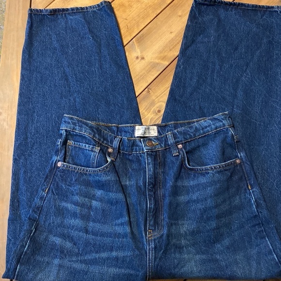 Free People NWOT Wide Leg Jeans - Picture 3 of 3